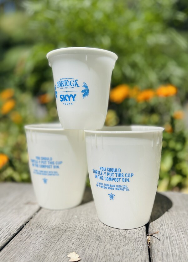 Better for All Cups in support of Tortuga Music Festival, SKYY Vodka